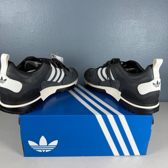 Adidas ZX 700 HD Mens Grey Black White Originals Sneakers H01851 Size 10 - Picture 6 of 8